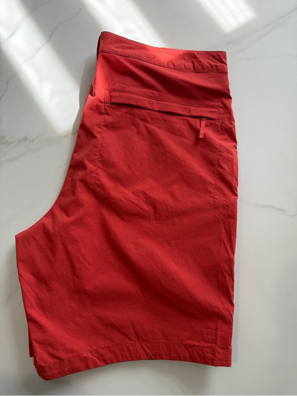 The North Face Men's Coral-Red Flat Front Shorts - Picture 14 of 14